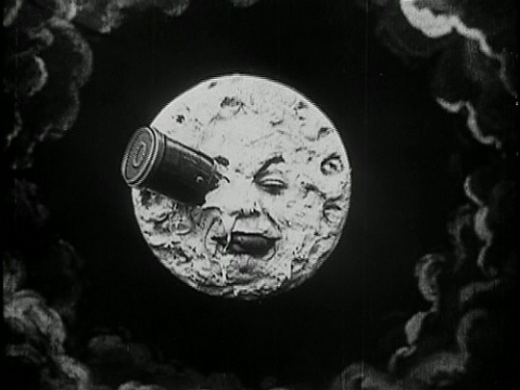 Podróż na księżyc. Georges Melies
